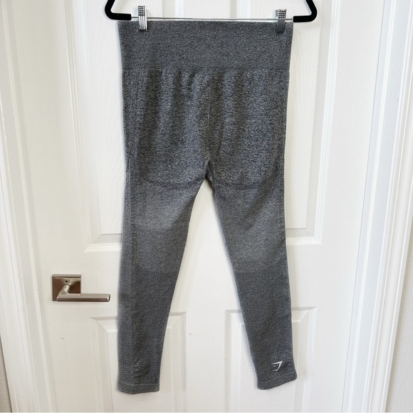 Gymshark Adapt Ombre High Waisted Leggings Yoga Black Marl Gray Women's M - Picture 8 of 11